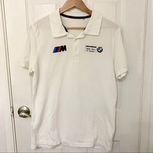 BMW M White Polo Short Sleeve